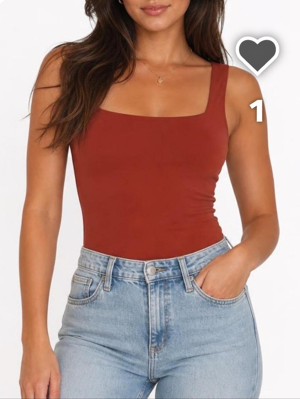 Old Navy Women's Square Neck Bodysuit